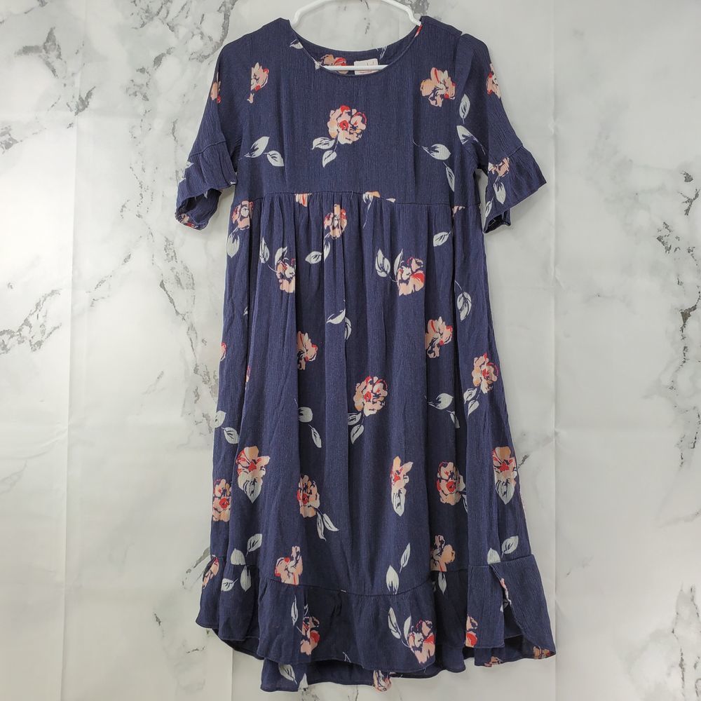 Isabel Maternity Floral Oversize Mini Dress